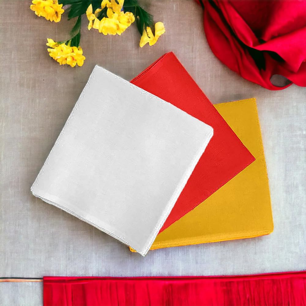 Red / White / Yellow Cloth (1.25 mtr)